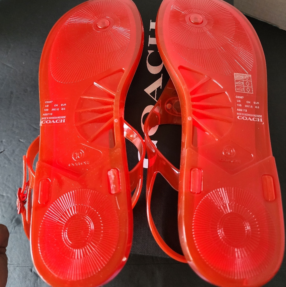 ✨️NIB✨️ Coach Natalee Jelly, Rainbow, Size 6 - Picture 4 of 6